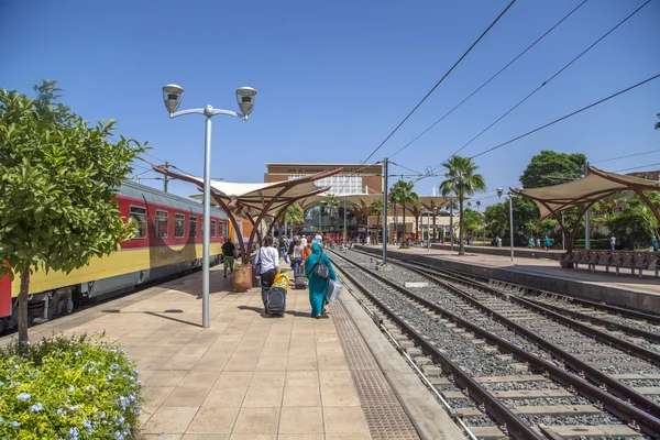 Järnvägsstationen i Marrakech, Marocko — Stockfoto