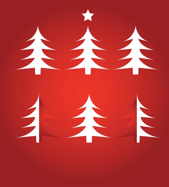 Albero di Natale — Vettoriale Stock