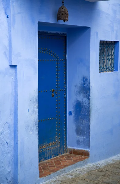 Miasteczku Chefchaouen w Maroko — Zdjęcie stockowe