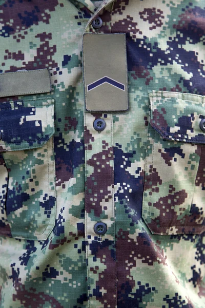 Militär camouflage uniform — Stockfoto