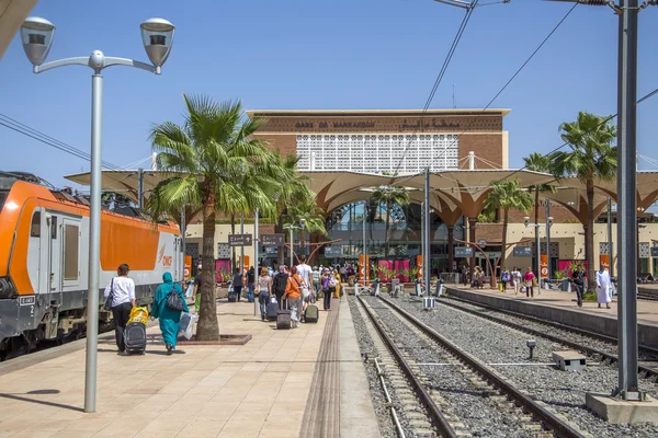 Estación de tren en Marrakech, Marruecos — Foto de Stock