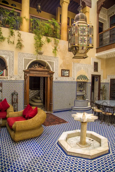 Riad w Marrakesz, Maroko — Zdjęcie stockowe