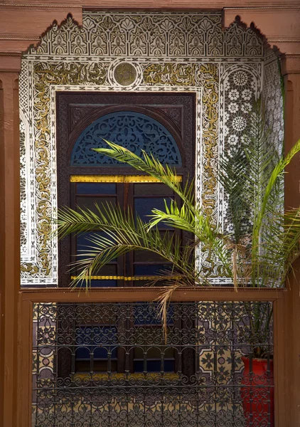 Riad i Marrakech, Marocko — Stockfoto