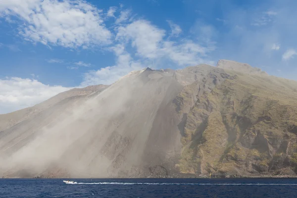 Vulcão Stromboli — Fotografia de Stock