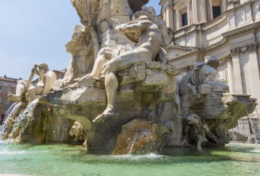 Fontana dei Quattro Fiumi, Roma'daki Piazza Navona