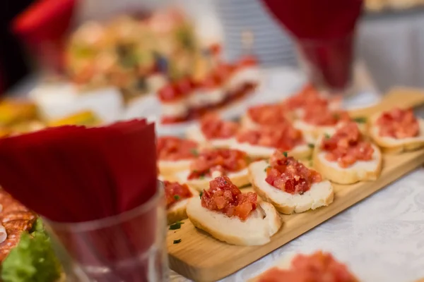 Antipasto sul tavolo — Foto Stock