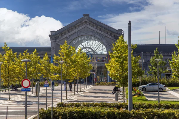 Charleroi train station — Stock Photo, Image