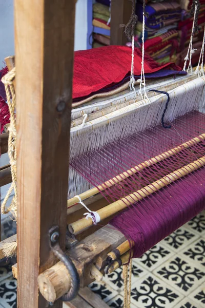 Máquina de bordado tradicional — Fotografia de Stock