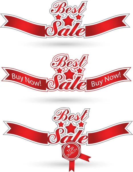 Sale labels — Stock Vector