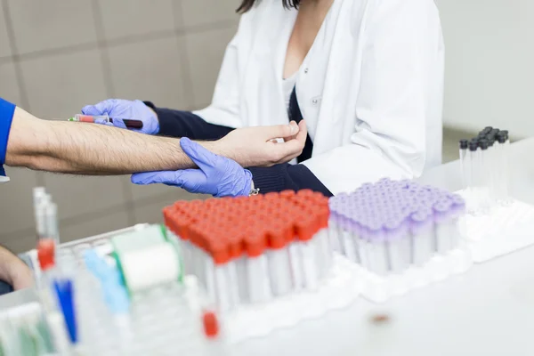 Blood sampling — Stock Photo, Image