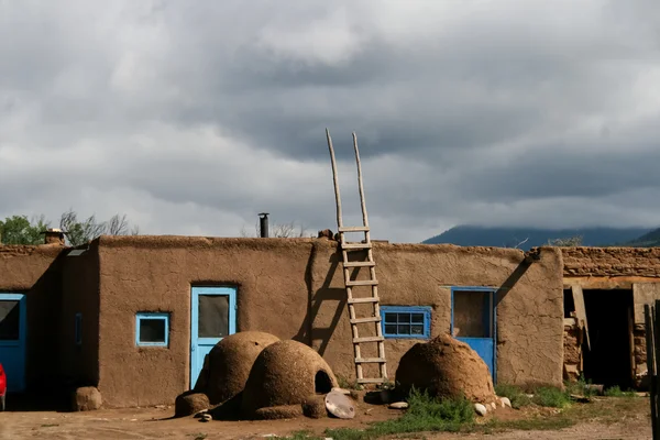 Taos pueblo στο Νέο Μεξικό, ΗΠΑ — Φωτογραφία Αρχείου