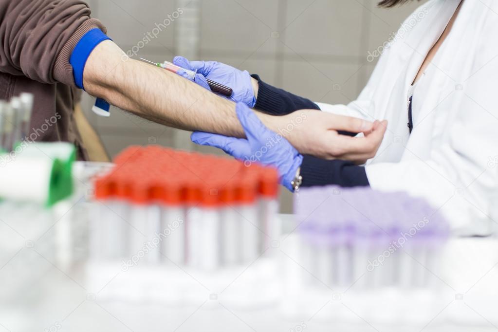 Blood sampling ⬇ Stock Photo, Image by © boggy22 63184599