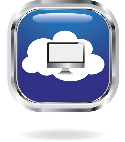 Cloud computing — Stockvector