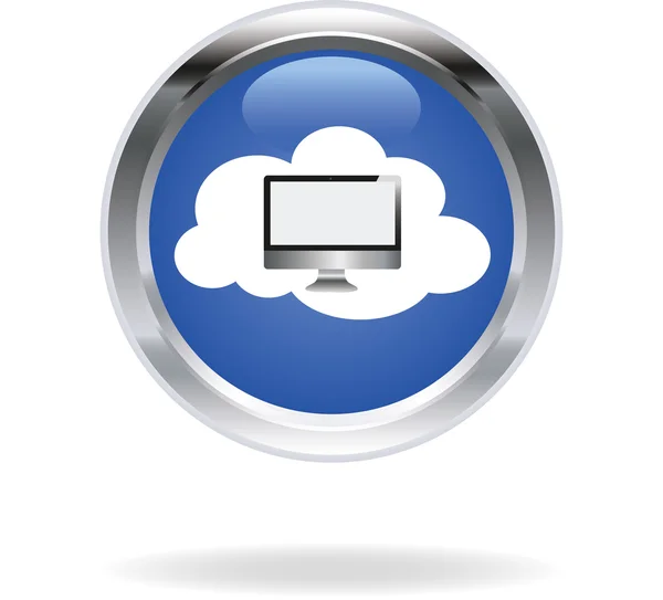 Cloud computing — Stockvector