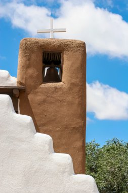 San geronimo şapelde taos pueblo, ABD