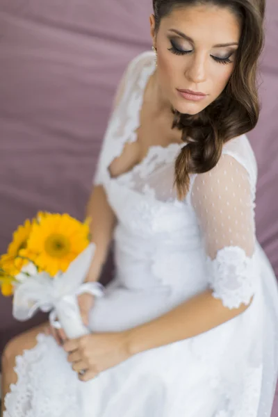 De bruid — Stockfoto