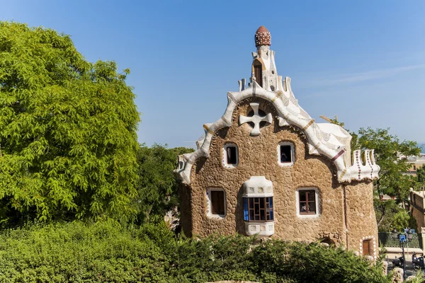 Park Guell i Barcelona, Spanien — Stockfoto