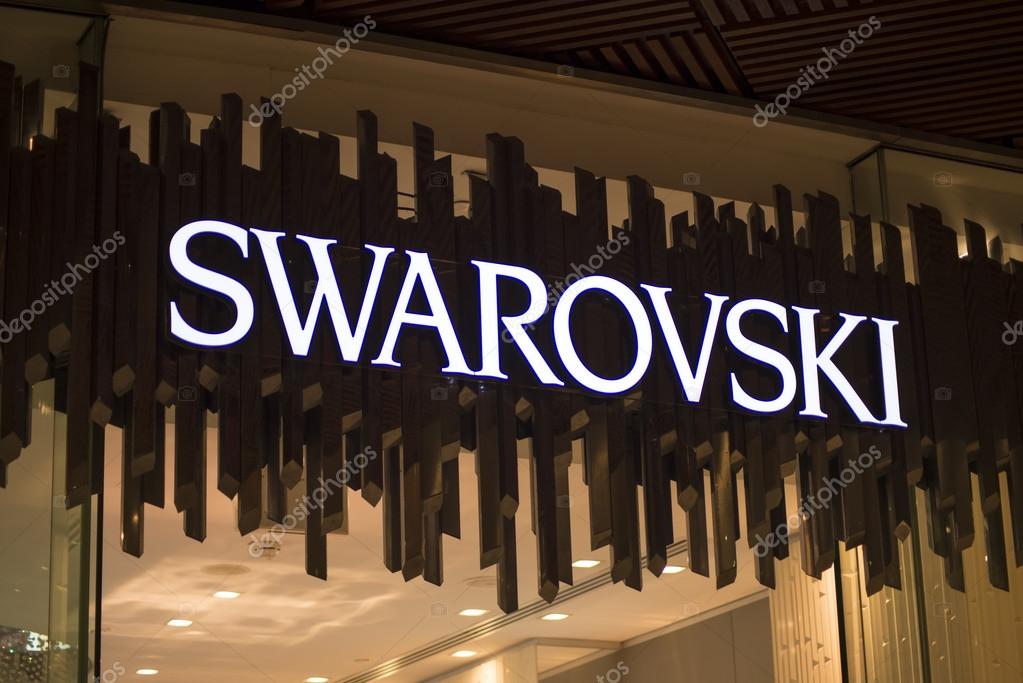 Swarovski shop in Sydney, Australia. It is an Austrian producer of luxury cut lead glass, founded at 1895.
