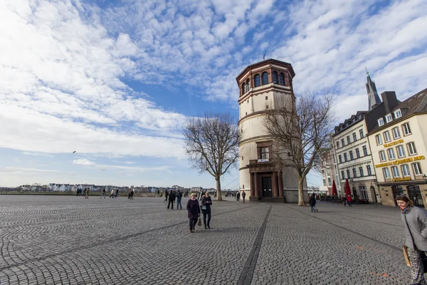 Schlossturm v Dusseldorf, Německo — Stock fotografie