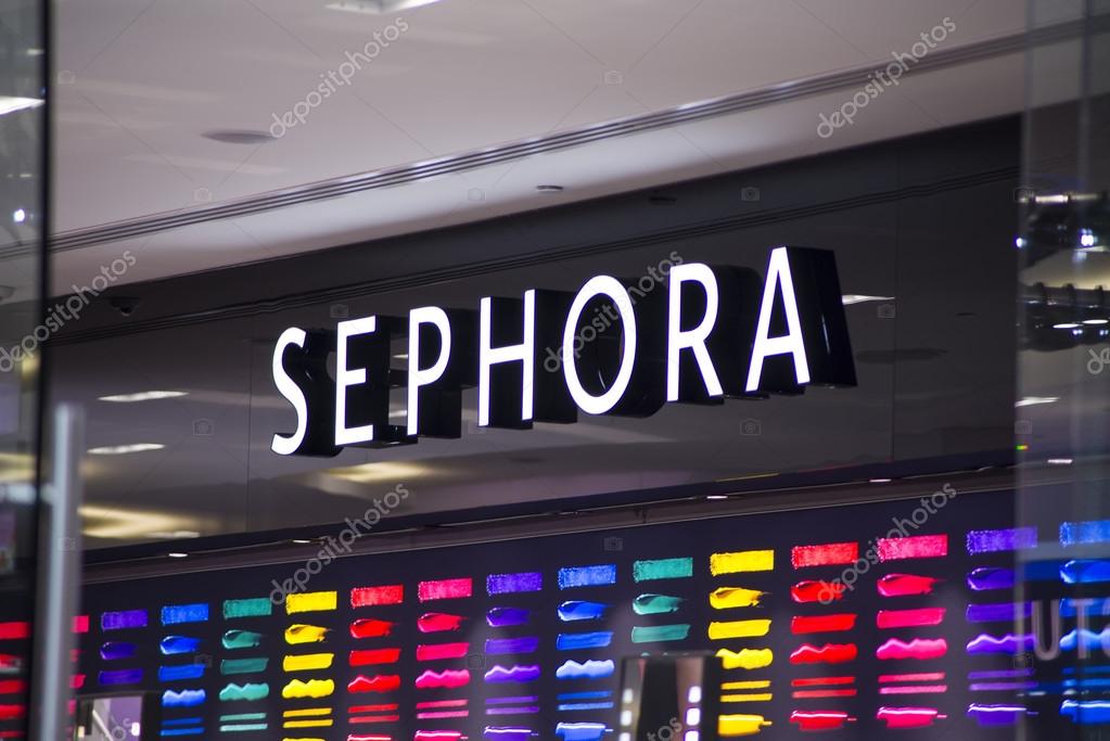 Detail of the Sephora store in Sydney, Australia. It is a French brand and chain of cosmetics stores founded in Paris in 1970