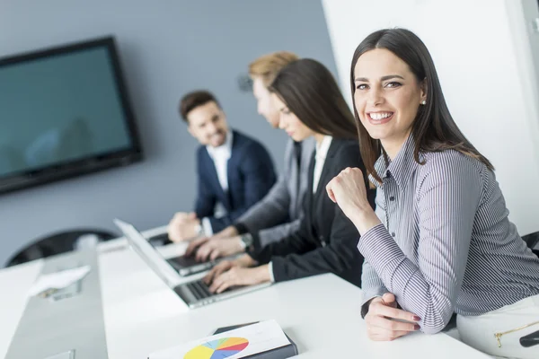 Young people in the office — Stock Photo, Image