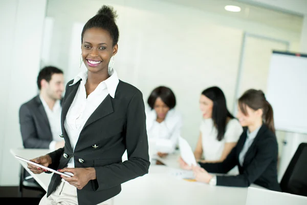 Young woman in the office — Stock Photo, Image