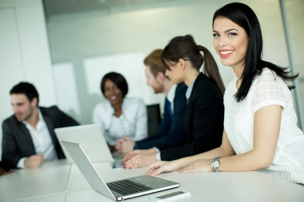 Young people in the office — Stock Photo, Image