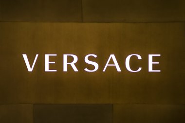 Versace shop in Sidney clipart