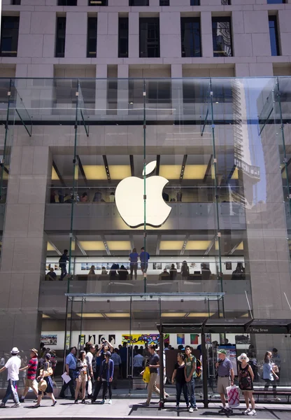 Apple butik i Sidney — Stockfoto