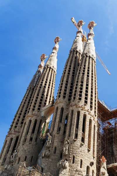 Kościół Sagrada Familia w Barcelonie — Zdjęcie stockowe