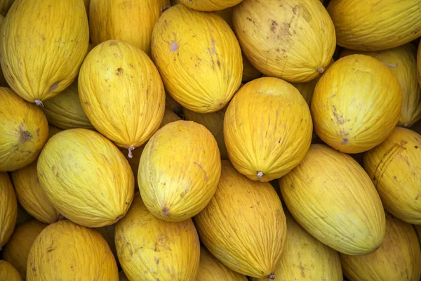 Melonen auf dem Markt — Stockfoto