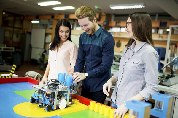 Young people in the classroom — Stock Photo, Image