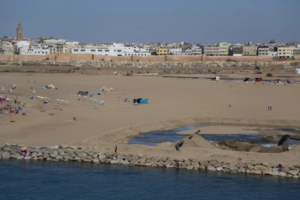 Stranden i rabat, Marocko — Stockfoto