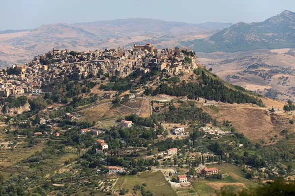 Calascibetta, Sicilië — Stockfoto