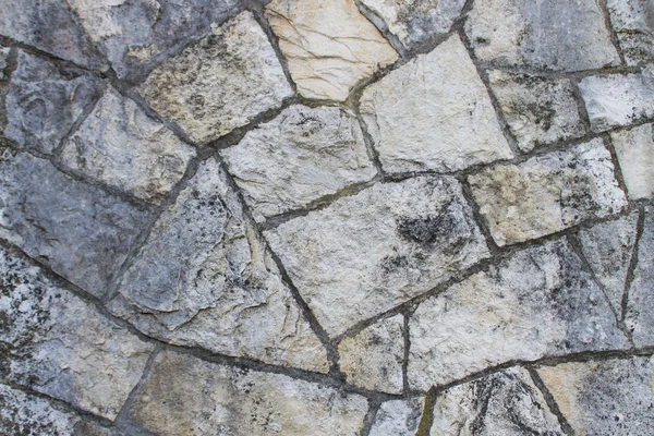 Λεπτομέρεια του τοίχου πετρών λευκό — Φωτογραφία Αρχείου