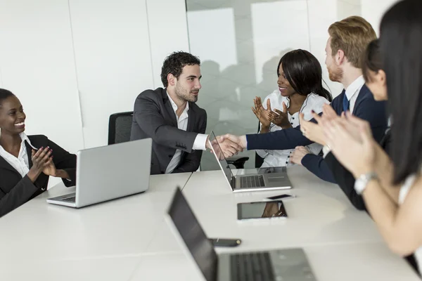 Young people in the office — Stock Photo, Image