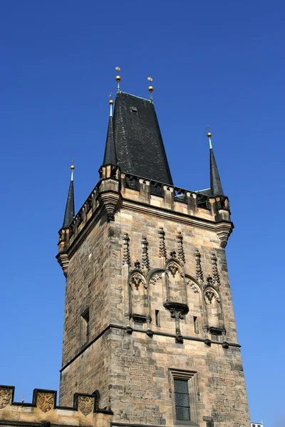 Mala Strana Bridge Tower en Praga — Foto de Stock