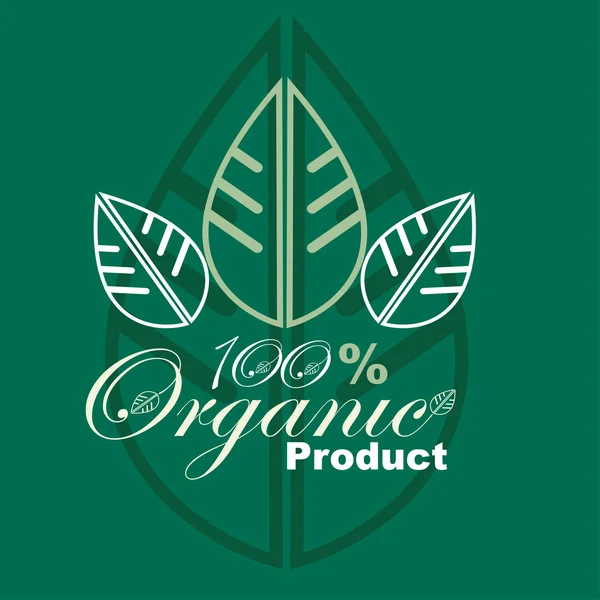 Concepto orgánico — Vector de stock