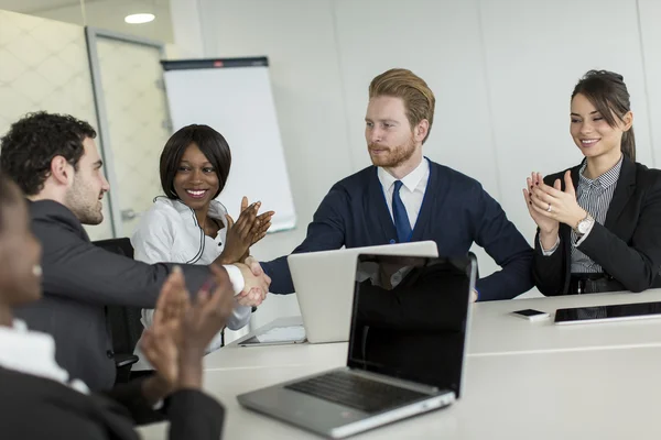 Young people in the office — Stock Photo, Image