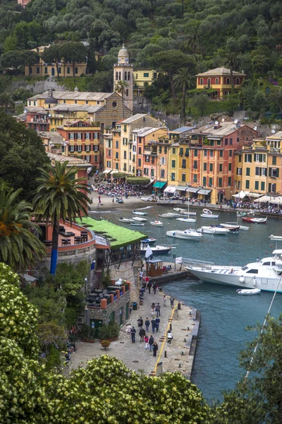 Widok na Portofino, Włochy — Zdjęcie stockowe