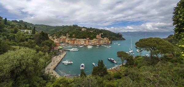 Pohled na portofino, Itálie — Stock fotografie