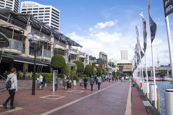 Darling harbour w sydney — Zdjęcie stockowe