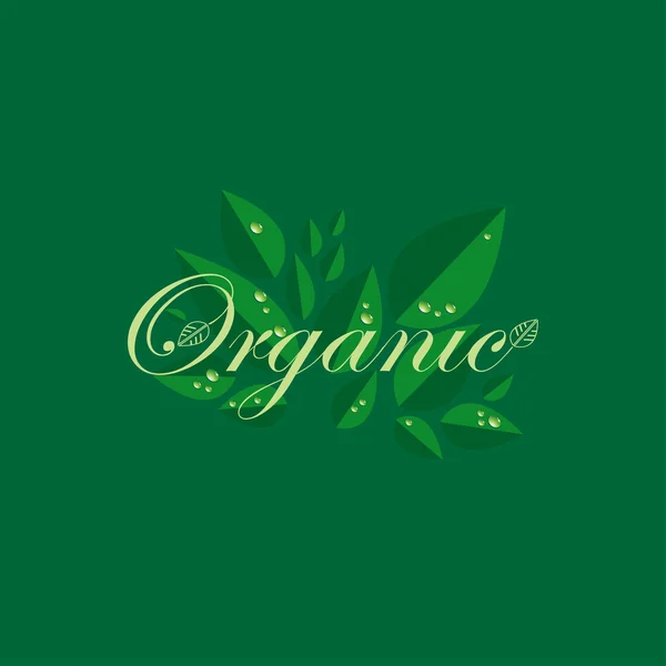 Organic — Stock Vector