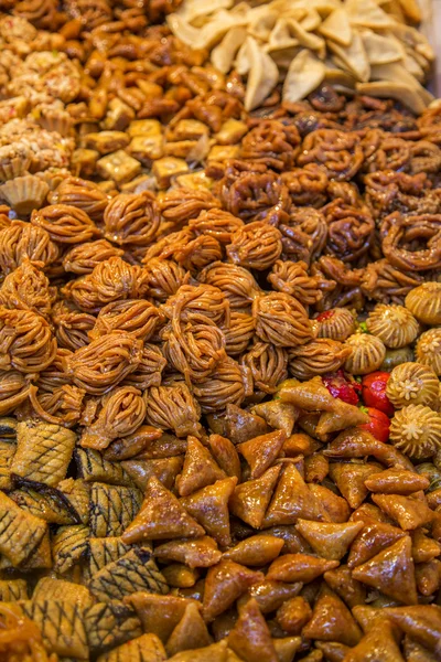 Sweets on the moroccan market — Stock Photo, Image