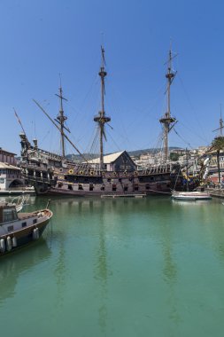 Il Galeone Neptune korsan gemisi Cenova, İtalya