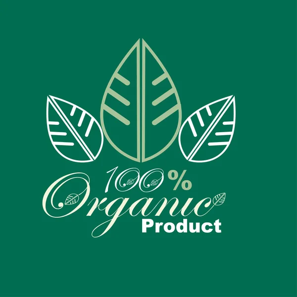 Producto ecológico — Vector de stock