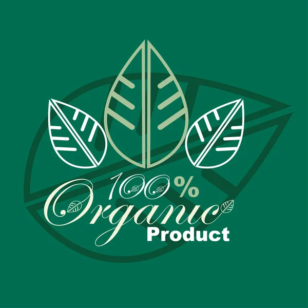 Producto ecológico — Vector de stock