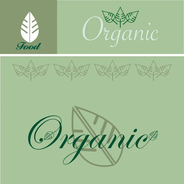 Produto orgânico — Vetor de Stock