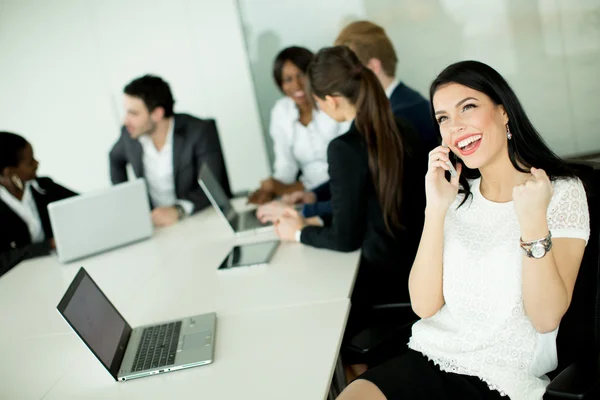 Young people in the office — Stock Photo, Image