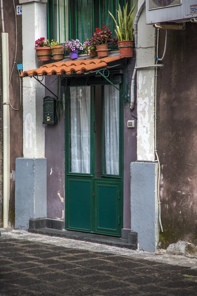 Straat in catania, Italië — Stockfoto